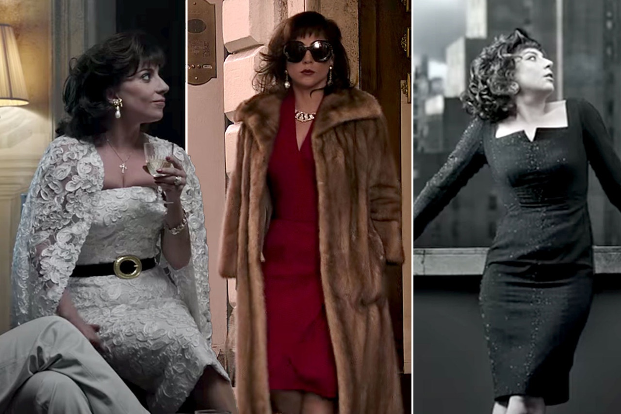 Trong phim House of Gucci Lady Gaga diện đồ thập niên 1970, 1980